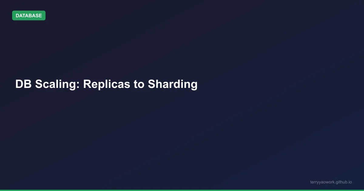 [database/12] 資料庫擴展：讀寫分離、分片、連接池的選擇