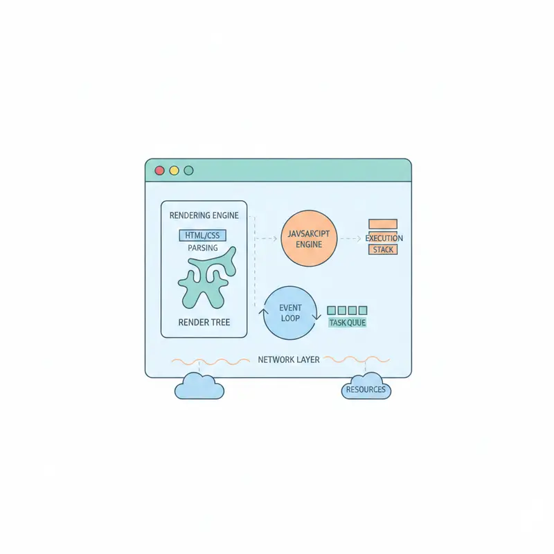 [fundamentals] 瀏覽器運作機制