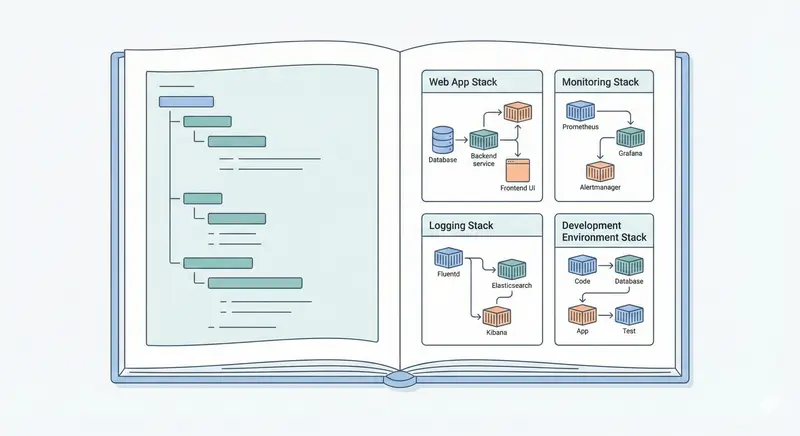 [infra] Docker Compose 實戰模板：常見服務組合的即用範本