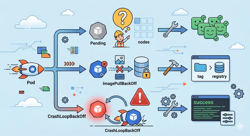 [k8s] Troubleshooting：從 Pending 到 CrashLoopBackOff