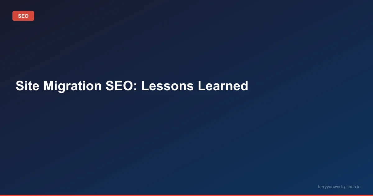 [seo/04] 網站搬家 SEO：我從 Hexo 搬到 Quartz，Google 收錄全部歸零的教訓