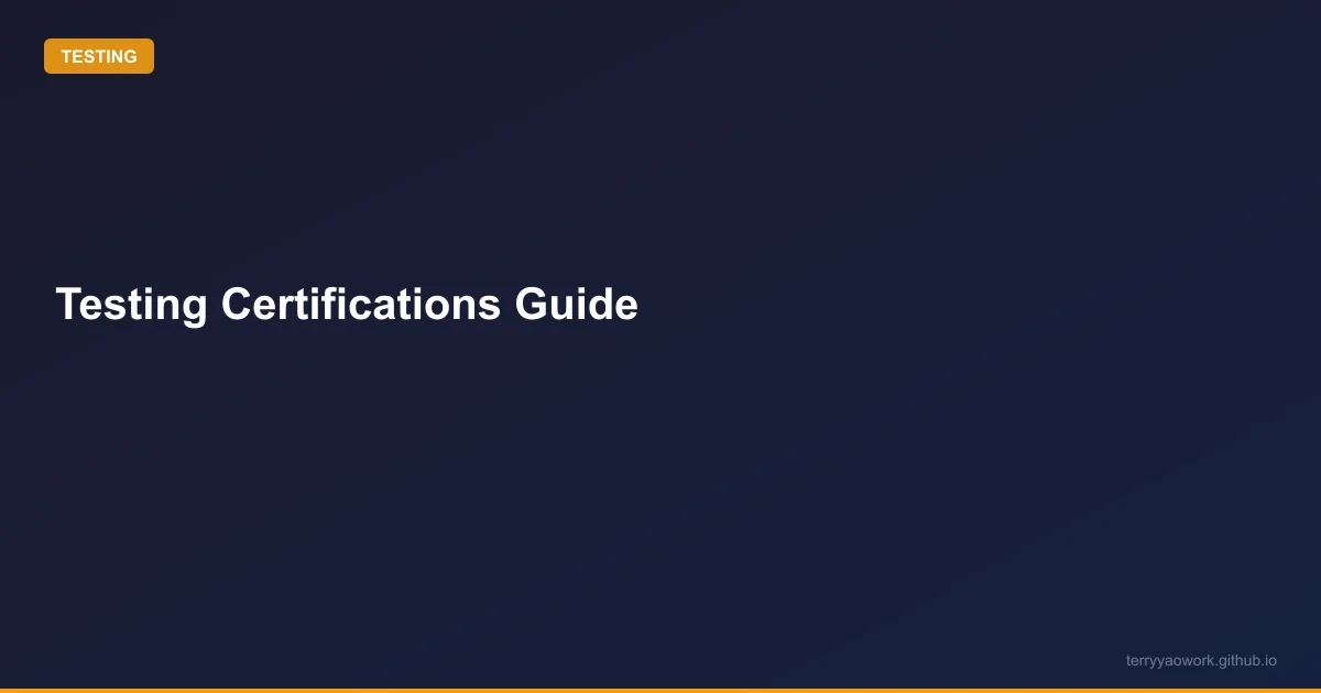 [testing/12] 測試相關憑證：要不要考？考哪張？